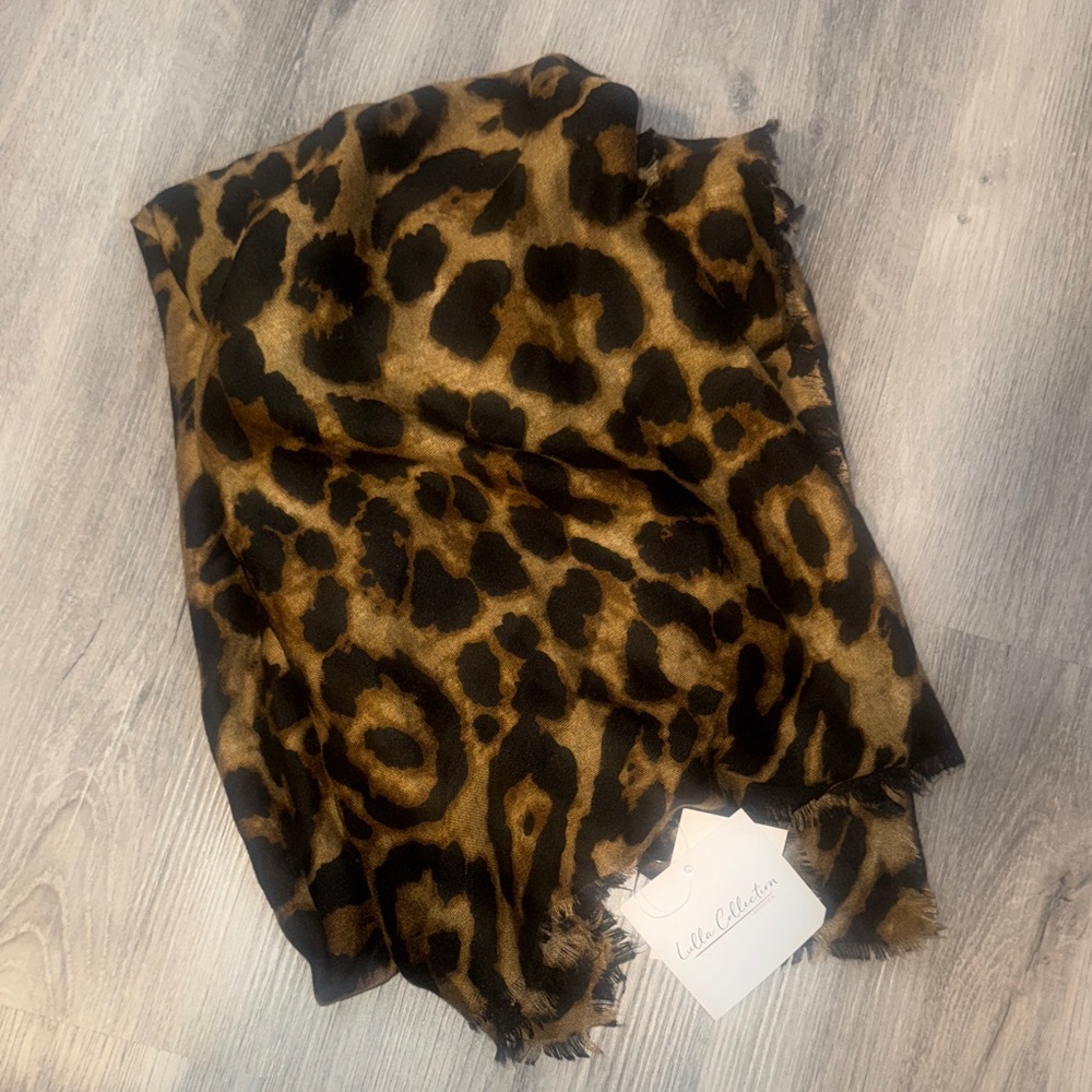 Lulla Collection Leopard Print Scarf
